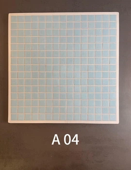 Лист мозаики Picaso Quartz (манка) 20x20 мм нежно-голубой, 225 шт. (А 04)