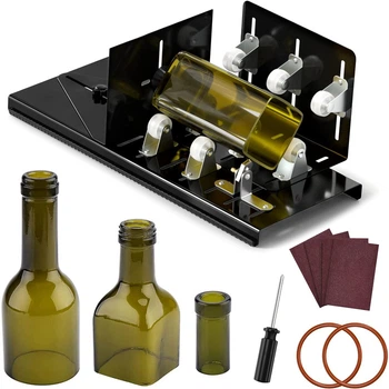 Різак для скляних пляшок Fixm Bottle Cutter для круглих і квадратних пляшок, чорний