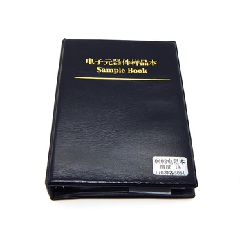 Набор SMD-резисторов 0402 в книжке 0 Ом - 10 МОм (8500 шт, 170 номиналов по 50 шт.) для разработки, пайки и DIY-проектов