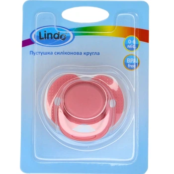 Пустушка силіконова кругла Lindo А 31/0-6 Різнокольоровий shop (8850217000315)