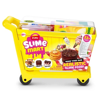 Игровой набор слаймов Slime Mart Тележка вкусностей с формами и насадками