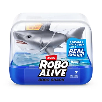 Интерактивная игрушка для ванны Robo Alive Робоакула серая на батарейках