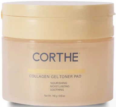 Восстанавливающие коллагеновые тонер-пады Corthe Dermo Essential Collagen Gel Toner Pad 60 шт