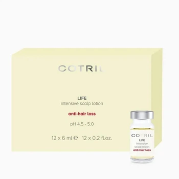 Интенсивный лосьон против выпадения волос Cotril LIFE ANTI-HAIR LOSS INTENSIVE SCALP LOTION 12х 6 мл