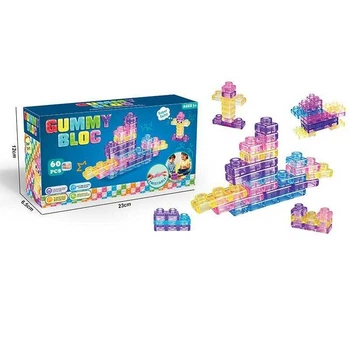 Конструктор силіконовий Gummy Bloc 60 деталей QZ 31