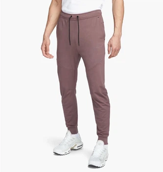 Брюки мужские Nike Sportswear Tech Fleece Lightweight Slim-Fit Jogger Tracksuit Bottoms L Коричневый DX0826-291