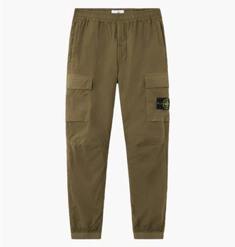 Брюки мужские Stone Island Regular Tapered Fit Cargo Olive XL Оливковий L1S153100031-S0003-V005G