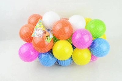 Кульки для сухого басейну M Toys 19106 в сітці 30 шт 90 мм