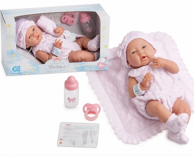 Реалистичная Кукла Реборн Девочка 38 см La Newborn Pretty in Pink Berenguer Boutique JC Toys 18053