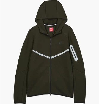 Толстовка мужская Nike Tech Flc Wr Fz Reflec Olive XS Оливковый IM6537-355