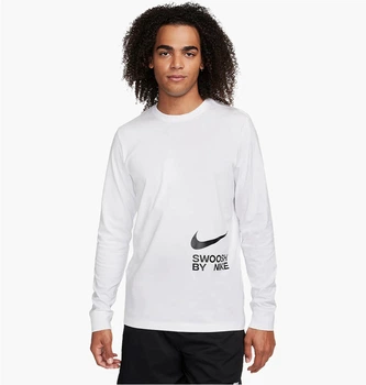 Лонгслив мужской Nike Big Swoosh Long Sleeve 2XL Белый FJ1119-100