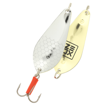 Блесна ZEOX Atom Twin 15г 001 Silver/Gold