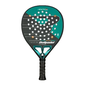 Ракетка для падела Bullpadel Hack 04 Hybrid 25 Black/Teal (1114-448114)