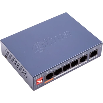 Коммутатор PoE 100 Мбит/с 4+2G uplink CS4006-4ET2GT-60