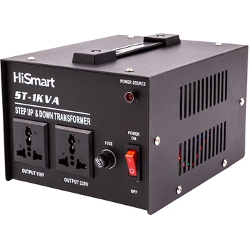 Трансформатор напряжения HiSmart 110VAC-220VAC/ 220VAC-110VAC, 1000VA (ST-1KVA)