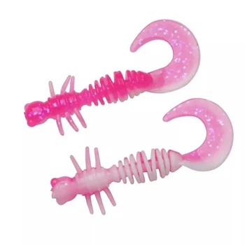 Силикон Berkley PowerBait Power Curly 55 mm 10 pcs Pink/White (1102-1621142)