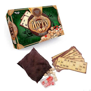 Настольная игра Лото Дорожное (укр) Danko Toys DTG51U бинго бочонки мешок карточки фишки для детей и взрослых