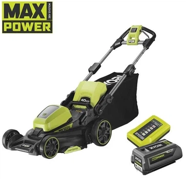 Ryobi Газонокосарка акумуляторна Max Power RY36LM40A-140 36В акб 1х4А·год 40см 50л 25-75мм 18.6кг