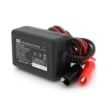 Зарядний пристрій для акумуляторів Voltronic HE YG17447 12 V, 100-260 V, 1 A, LCD, клеми (AGM/Gel/Lead)