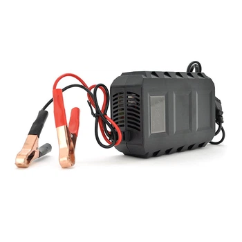 Зарядний пристрій для акумуляторів KMW YG01859 12 V, 100-260 V, 1.2 — 20 А, LCD, клеми (AGM/Gel/Lead)