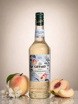 СИРОП GIFFARD (ЖІФАР) "БІЛИЙ ПЕРСИК", 1 Л
