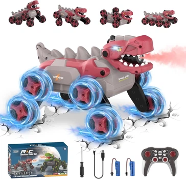 Машинка-трансформер Asson Динозавр 2209 A-Toys на радіокеруванні червона
