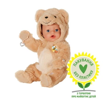 Пупс Zapf Baby Born – Емма у костюмі ведмедика 43 см (837115) Zapf 837115 1074694