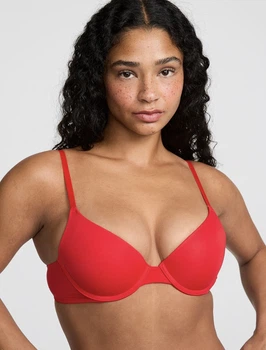 Бюстгальтер PINK & Victoria’s Secret WEAR EVERYWHERE™ PUSH-UP BRA 36D червоний