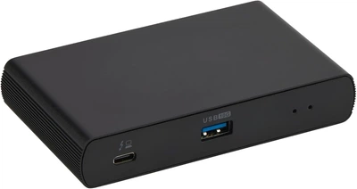 Док-станція Amazon Basics Thunderbolt 4 / USB4 з 3 портами Thunderbolt 4, USB-A 3.1, підтримкою двох дисплеїв 4K 60 Гц і заряджанням до 85 Вт