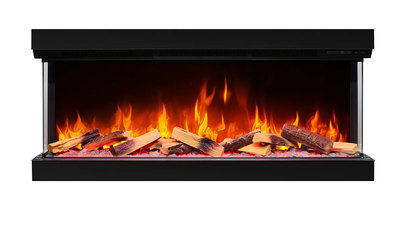 Трехсторонний электрокамин ArtiFlame AF50TS - 125 см, 3D-эффект пламени, LED-подсветка, обогрев и Wi-Fi