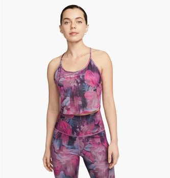 Спортивний топ жіночий Nike One Df Crp Tank Aop M Комбінований DV9866-665