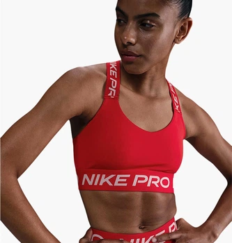 Спортивний топ жіночий Nike Pro Red L Червоний HF5372-657