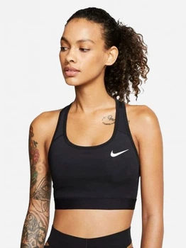 Спортивний топ жіночий Nike Swoosh Band Bra Non Pad XS Чорний BV3900-010
