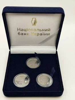 Футляр з монетами серії Ми Сильні Ми Разом 3 шт по 10 гривень 2025 рік Україна Крим, Донецьк, Луганськ