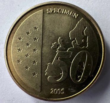 Монако Пробна монета 20 центів 2005 рік Монети світу