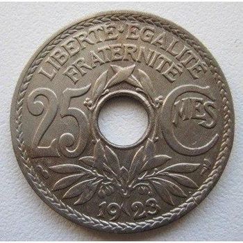 Франція 25 сантимів 1923 рік Монети світу