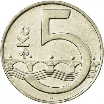 Чехія 5 крон 1995 рік Монети світу