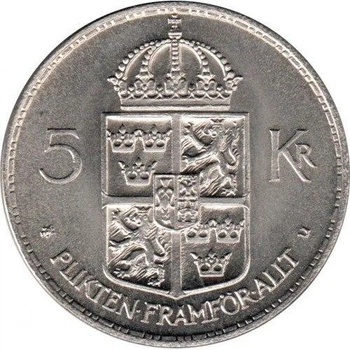 Швеція 5 крон 1973 рік Монети світу