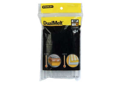 Стержни клеевые STANLEY "DualTemp": Ø=7 мм, L=100 мм, уп. 24 шт. (1-GS10DT)