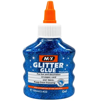 Клей декоративный "Металлик Glitter" DSCN4619(Blue) 100 мл