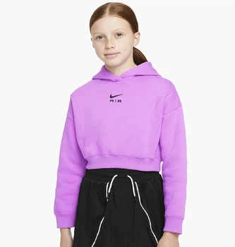 Підліткове худі Nike Nsw Air Crop Hoodie L Рожеве DX5008-532