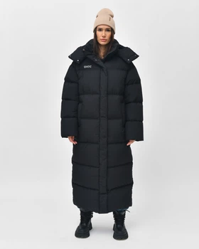 Пуховик жіночий довгий X-Woyz LS-8969-8 58132 M чорний