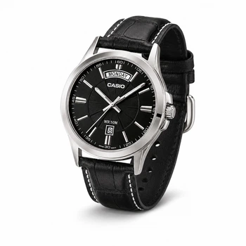 Мужские часы Casio MTP-1381L-1A Серебристые ( AT1141-0359 )