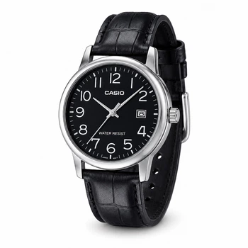 Мужские часы Casio MTP-V002L-1B Серебристые ( AT1141-0347 )