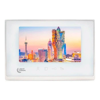 Відеодомофон Light Vision MACAO FHD 7" IPS 1024x600, White