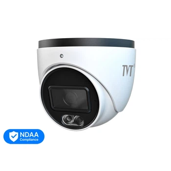 Видеокамера TVT TD-9584S4L-C(D/PE/AW2) 8 Мп f=2.8 мм с ИК и LED подсветкой 30 м IP67 white