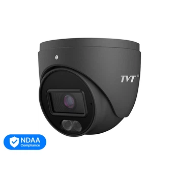 Видеокамера TVT TD-9564S4-C (D/PE/AW2) 6 Мп f=2.8 мм с ИК и LED подсветкой 30 м IP67 black
