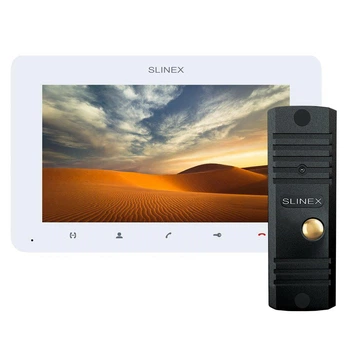 Комплект відеодомофону Slinex SM-07MHD WHITE + ML-16HD BLACK