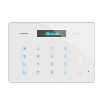 Аудіодомофон Akuvox C312A з OLED дисплеєм 2.23" та Bluetooth, White