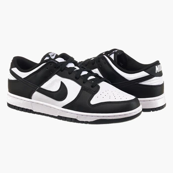 Кроссовки унисекс Nike Dunk Low Retro 38.5 Черно-белый DD1391-100